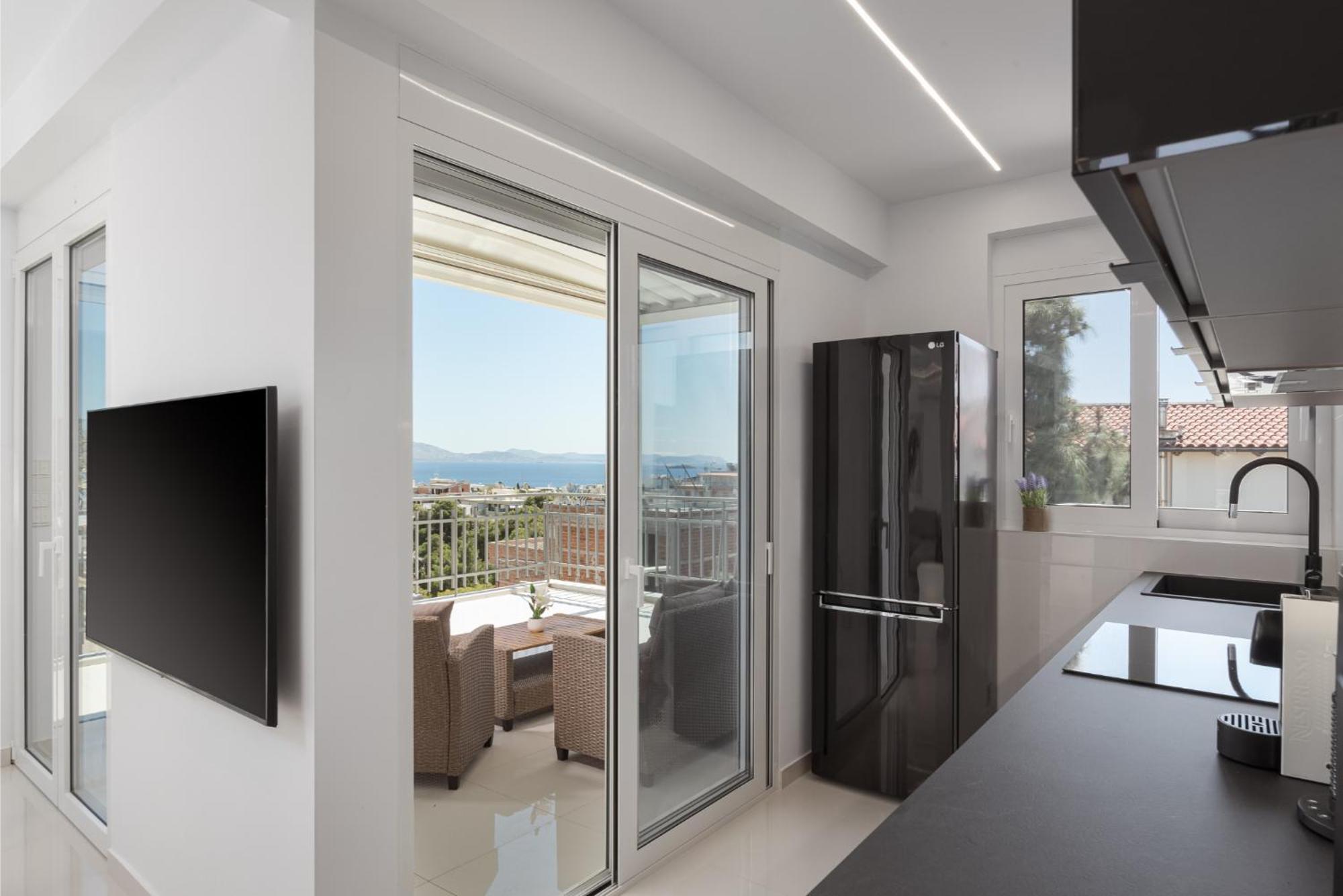 Athenian Riviera Penthouse Apartment Varkiza Eksteriør bilde