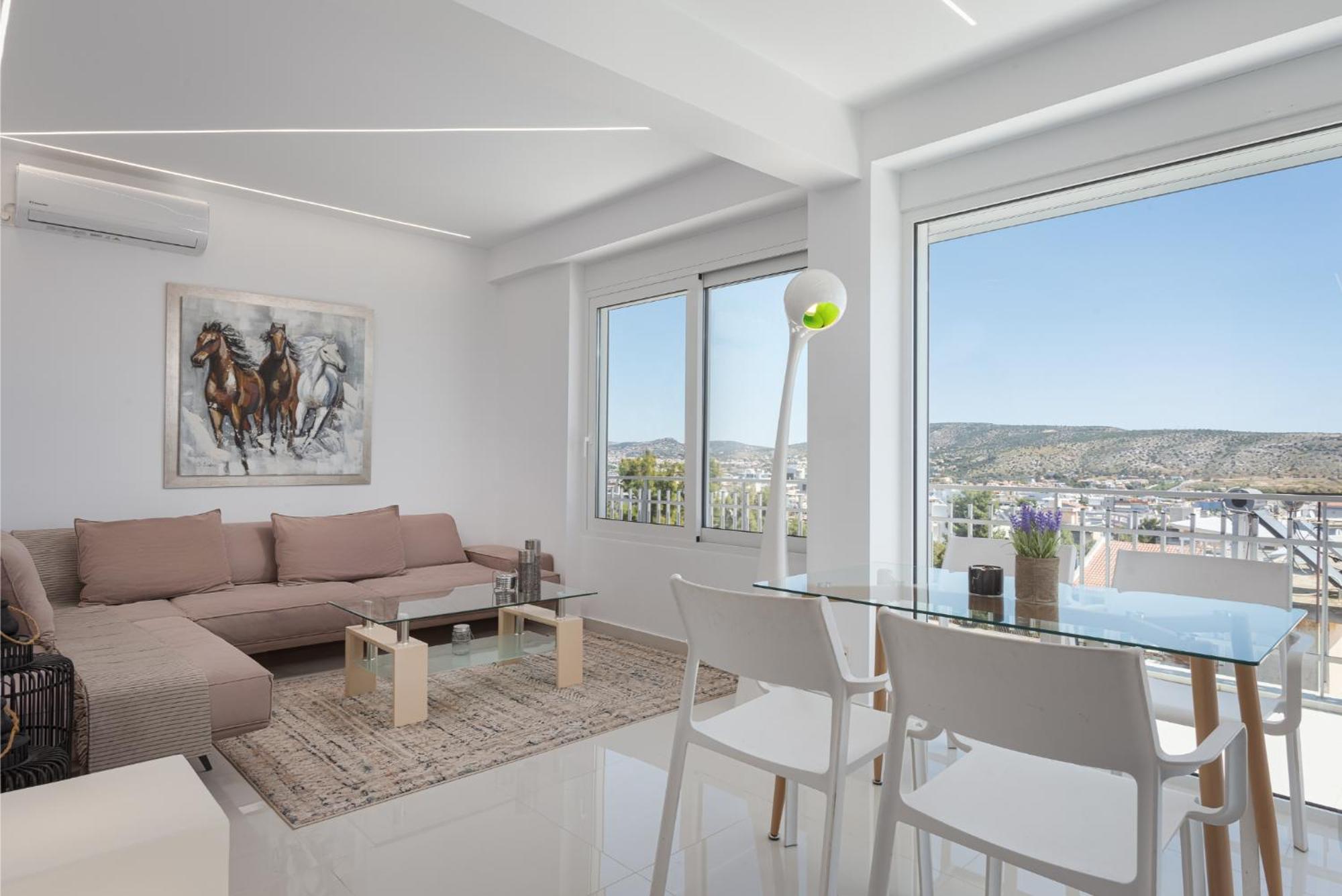 Athenian Riviera Penthouse Apartment Varkiza Eksteriør bilde